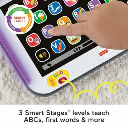 Fisher-Price Toddler Learning Toy Tablet Pretend Computer with Music & Lights