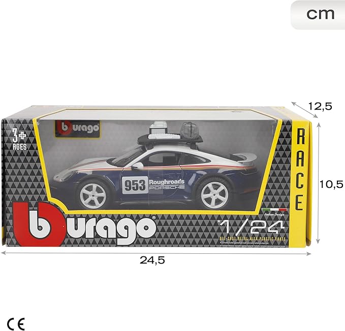 BBURAGO 1/24 Racing 2023 Porsche 911 Dakar BBURAGO 1/24 Racing 2023 Porsche 911 Dakar