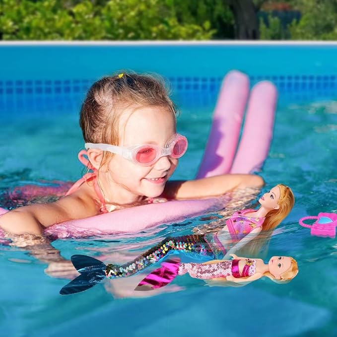 Baljinder Magical Mermaid Dolls with Little Mermaid Water Swimming Playset Baljinder Magical Mermaid Dolls with Little Mermaid Water Swimming Playset