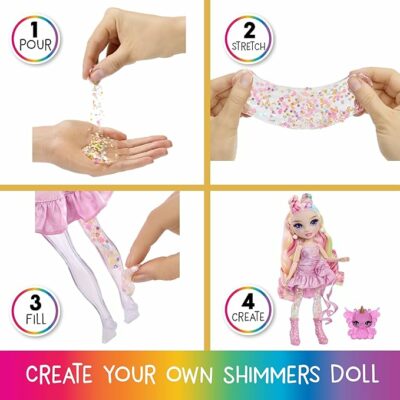 Rainbow Fashion Doll with Slime Kit