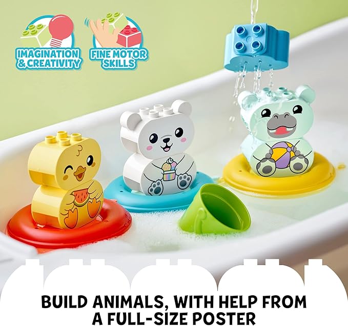 LEGO DUPLO Bath Time Fun Floating Animal Train Bathtub Water Toy LEGO DUPLO Bath Time Fun Floating Animal Train Bathtub Water Toy