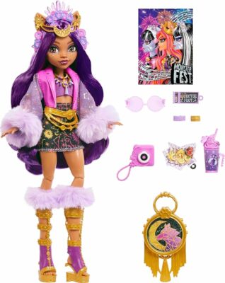 Monster High Monster Fest Doll Clawdeen Wolf with Glam Outfit