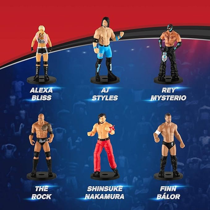 WWE Superstar Pencil Toppers Set of 12 WWE Superstar Pencil Toppers Set of 12