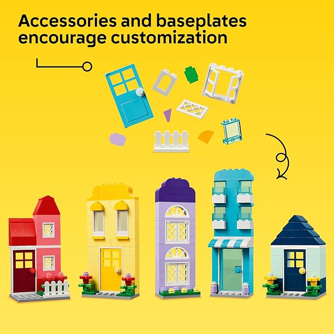 LEGO Classic Creative Houses Brick Building Set for Kids LEGO Classic Creative Houses Brick Building Set for Kids