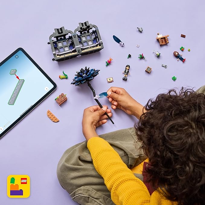 LEGO Wednesday Black Dahlia Flower Building Toy LEGO Wednesday Black Dahlia Flower Building Toy