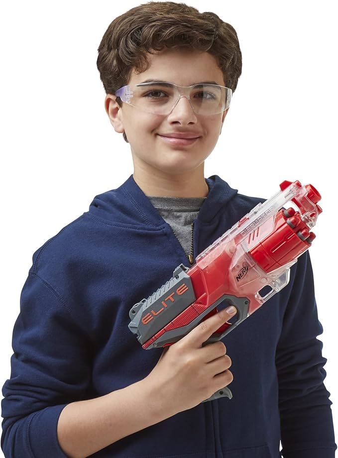 NERF Elite Disrupter Blaster 6 Dart Rotating Drum Slam Fire NERF Elite Disrupter Blaster 6 Dart Rotating Drum Slam Fire