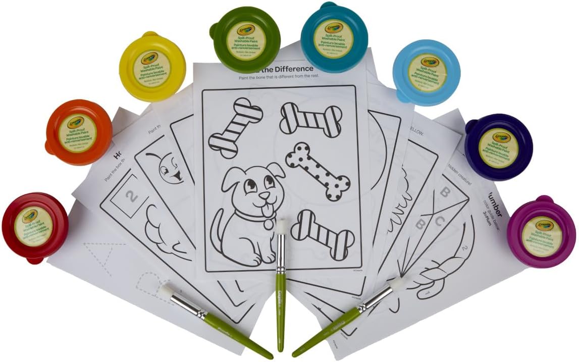 Crayola Spill Proof Paint Set Kit Crayola Spill Proof Paint Set Kit