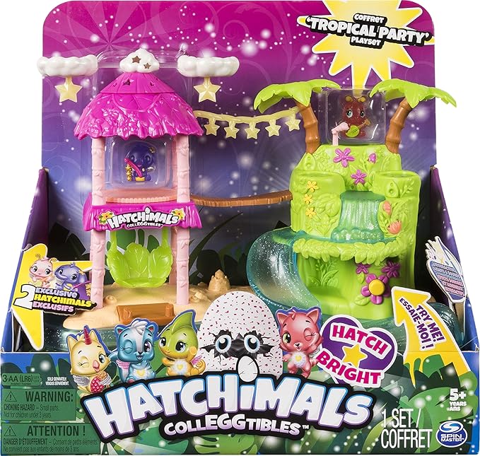 Hatchimals Tropical Party Playset with Lights and Sounds Hatchimals Tropical Party Playset with Lights and Sounds