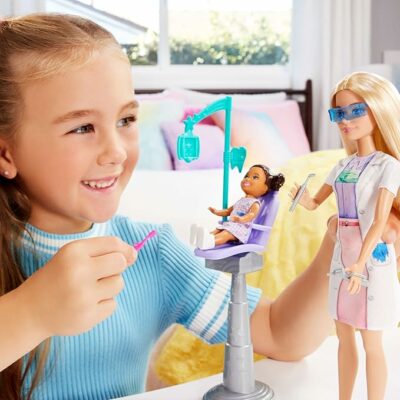 Barbie Dentist with Blonde Fashion Doll Furniture & Accessories