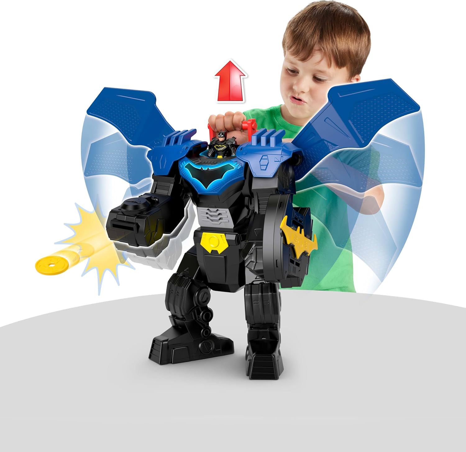 Fisher Price Imaginext DC Super Friends Batman Flight Mech with Lights Sounds Motion Action Figure Fisher Price Imaginext DC Super Friends Batman Flight Mech with Lights Sounds Motion Action Figure