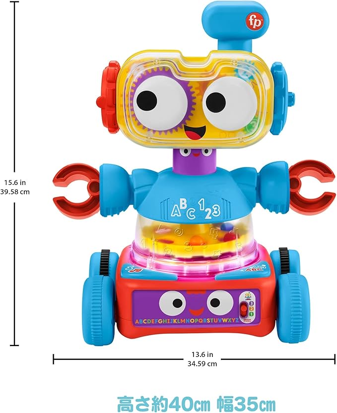 Fisher-Price Learning Bot with Music Lights & Smart Stages Content Fisher-Price Learning Bot with Music Lights & Smart Stages Content
