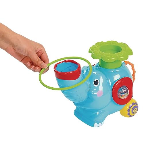 PlayGo Pop and Hoop Musical Rolling Elephant PlayGo Pop and Hoop Musical Rolling Elephant