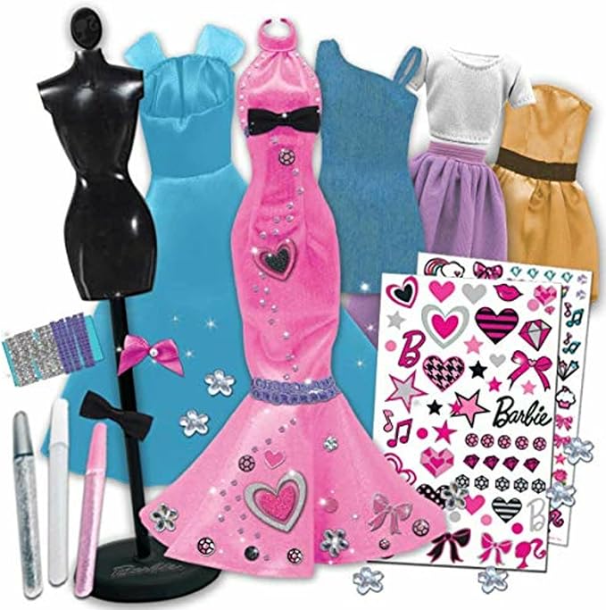 Tara Toys Barbie Be a Real Fashion Designer Classic Set DIY Doll Clothing Kit Tara Toys Barbie Be a Real Fashion Designer Classic Set DIY Doll Clothing Kit