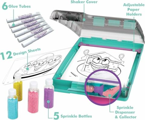 Crayola Sprinkle Art Shaker Rainbow Arts and Crafts
