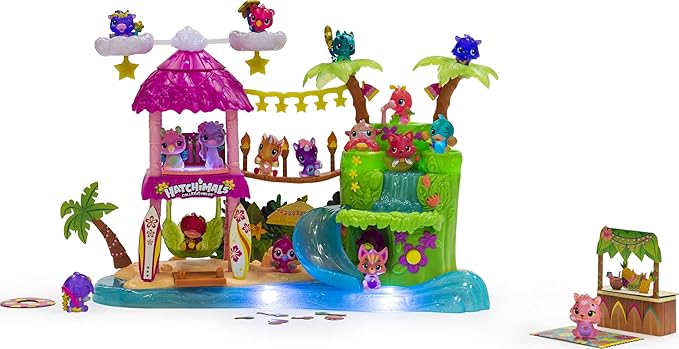 Hatchimals Tropical Party Playset with Lights and Sounds