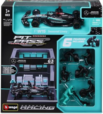 Bburago 143 2024 Race Mercedes W15 Pit Pass