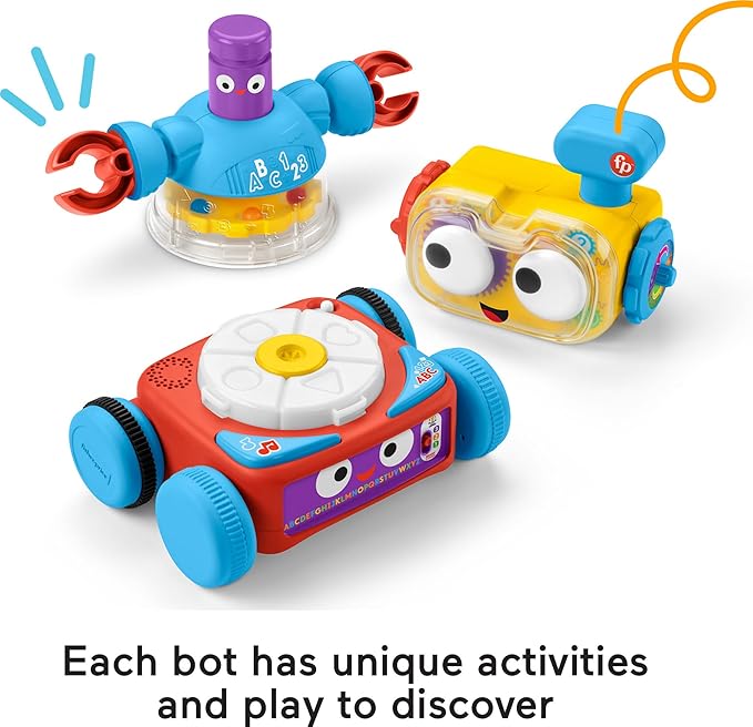 Fisher-Price Learning Bot with Music Lights & Smart Stages Content Fisher-Price Learning Bot with Music Lights & Smart Stages Content