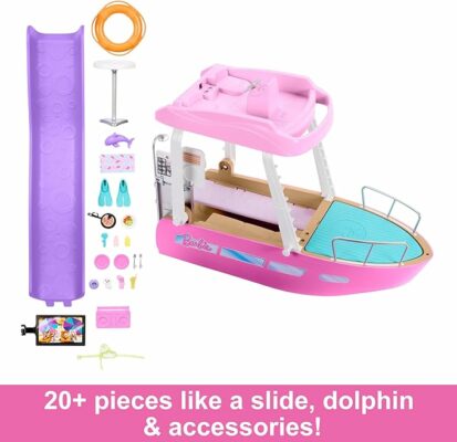 Barbie Dream Boat Playset with 20+ Ocean Themed Accessories