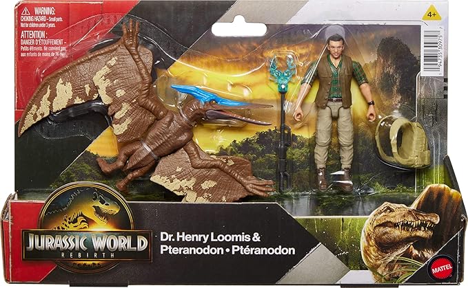 Mattel Jurassic World Rebirth Human & Dinosaur Figure Pack Mattel Jurassic World Rebirth Human & Dinosaur Figure Pack
