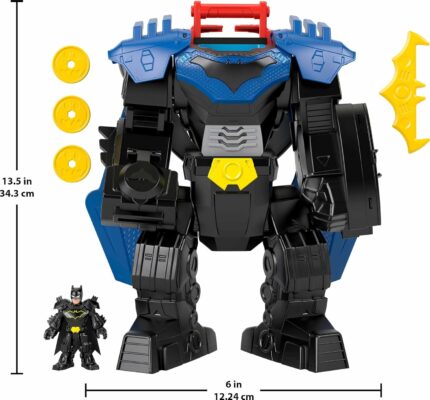 Fisher Price Imaginext DC Super Friends Batman Flight Mech with Lights Sounds Motion Action Figure