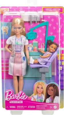Barbie Dentist with Blonde Fashion Doll Furniture & Accessories