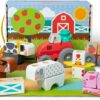 Melissa & Doug Blockables™ Farm Snap and Play