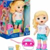 Baby Alive Roller Skate Baby Doll Blonde Hair