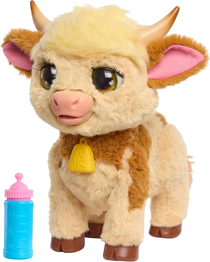 FurReal Maggie The Feed & Follow Cow