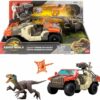 Jurassic World Rebirth Vehicle with 1 Human & 1 Dinosaur Figure