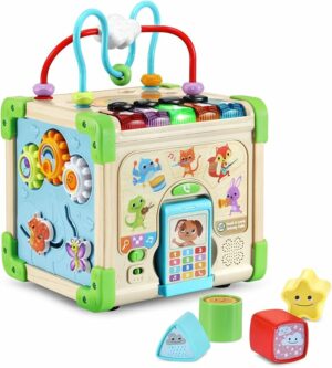 LeapFrog Touch and Learn Electronic Musical Light-Up Wooden Toy