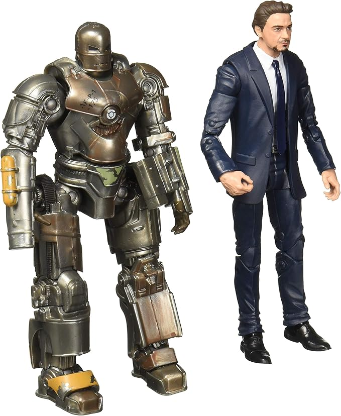 Marvel Studios Legends Series Hasbro Tony Stark & Iron Man Mark Action Figures.