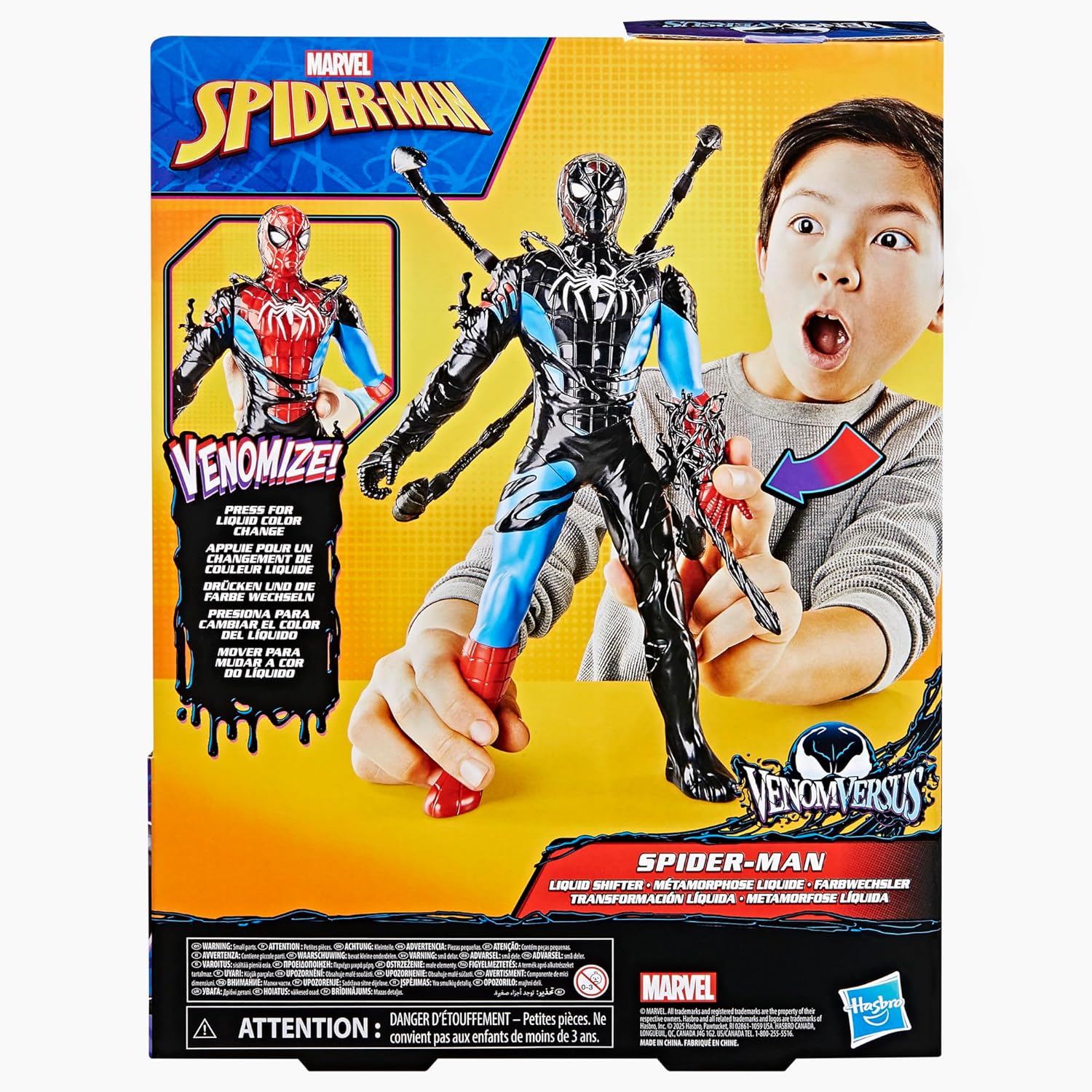 Spider-Man Marvel VenomVersus Liquid Shifter Action Figure Spider-Man Marvel VenomVersus Liquid Shifter Action Figure