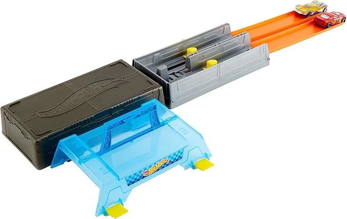 Hot Wheels Toy Cars & Track Set Race Case Playset with 2 Vehicles in Scale Hot Wheels Toy Cars & Track Set Race Case Playset with 2 Vehicles in Scale