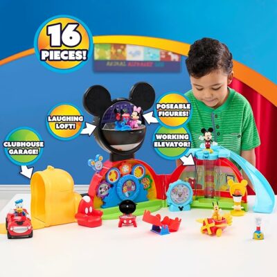 Disney Jr Mickey Mouse Clubhouse Deluxe 28 inch Playset with Lights and Sounds