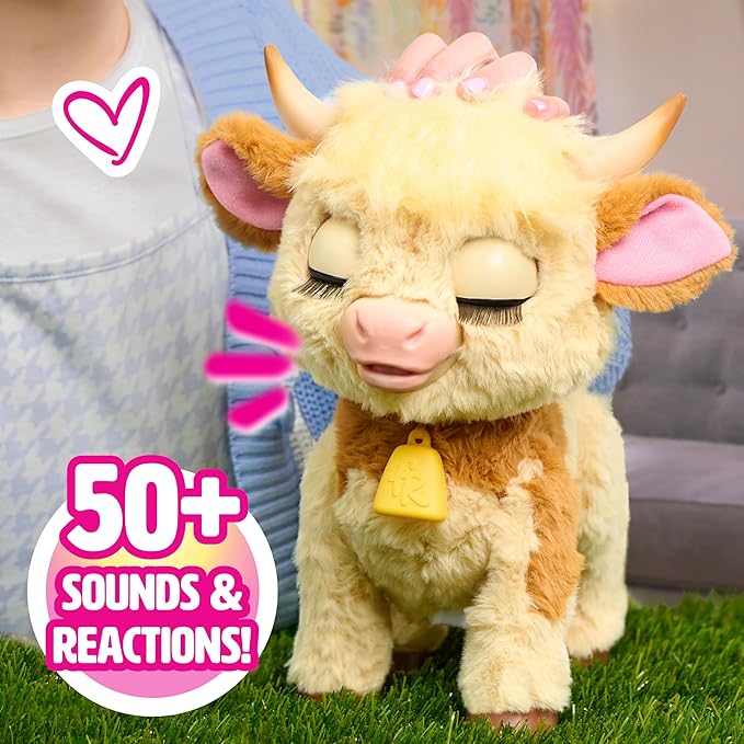 FurReal Maggie The Feed & Follow Cow FurReal Maggie The Feed & Follow Cow