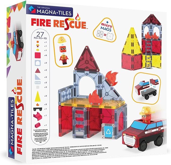 MAGNA TILES Fire Rescue 27 Piece MAGNA TILES Fire Rescue 27 Piece