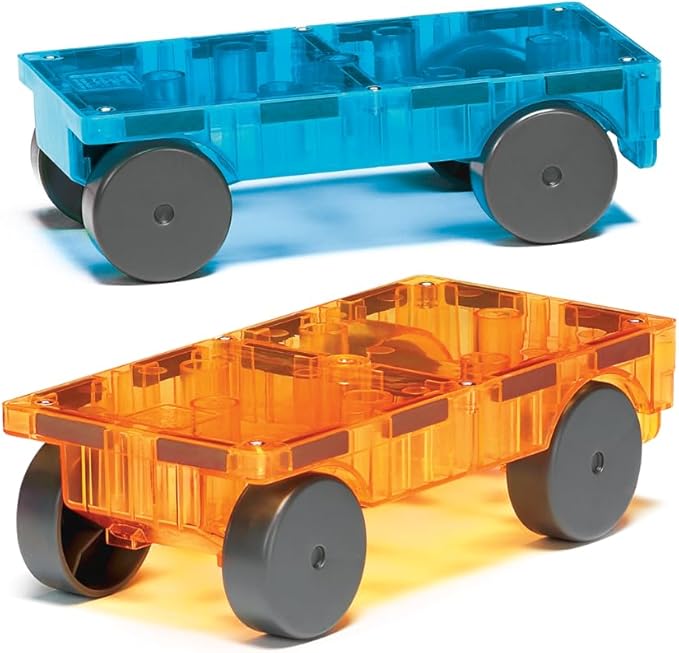MAGNA TILES Cars Blue & Orange 2 Piece MAGNA TILES Cars Blue & Orange 2 Piece