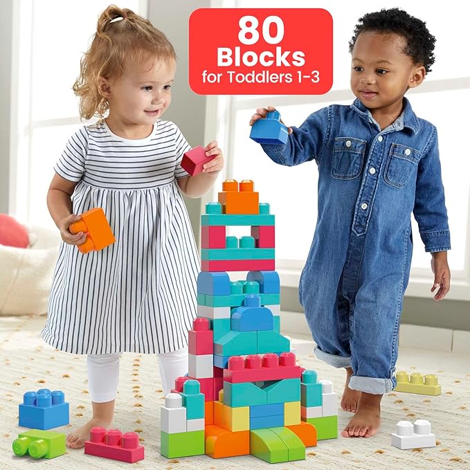 MEGA BLOKS First Builders Toddler Blocks Toys Set MEGA BLOKS First Builders Toddler Blocks Toys Set