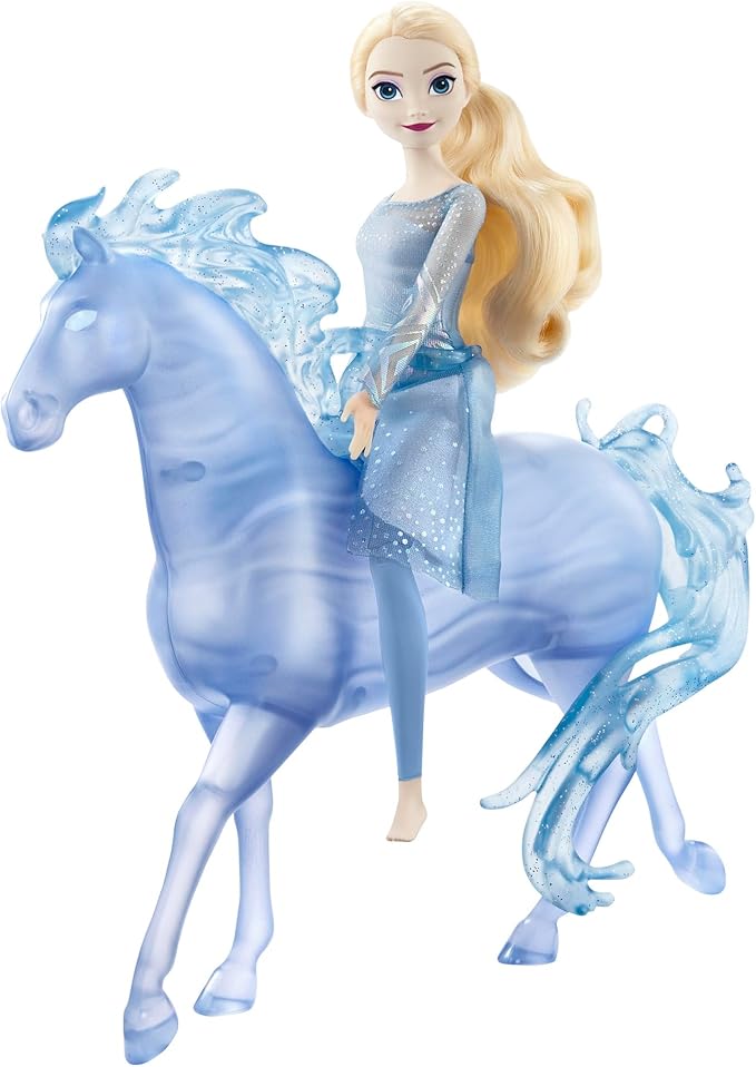 Disney Frozen Toys Elsa Fashion Doll & Horse Shaped Water Nokk Figure Set Disney Frozen Toys Elsa Fashion Doll & Horse Shaped Water Nokk Figure Set
