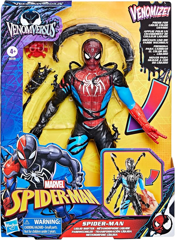 Spider-Man Marvel VenomVersus Liquid Shifter Action Figure Spider-Man Marvel VenomVersus Liquid Shifter Action Figure