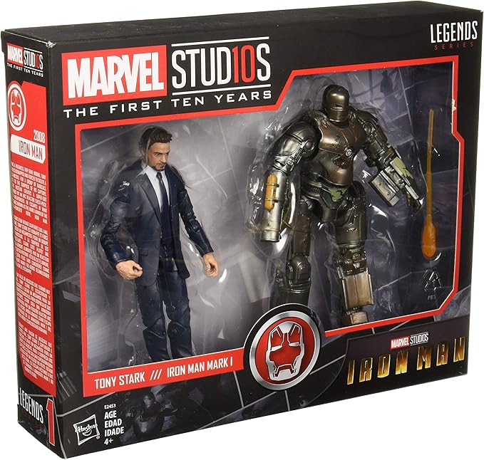 Marvel Studios Legends Series Hasbro Tony Stark & Iron Man Mark Action Figures. Marvel Studios Legends Series Hasbro Tony Stark & Iron Man Mark Action Figures.