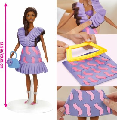 Play Doh Barbie Fashionista Ruffles Set