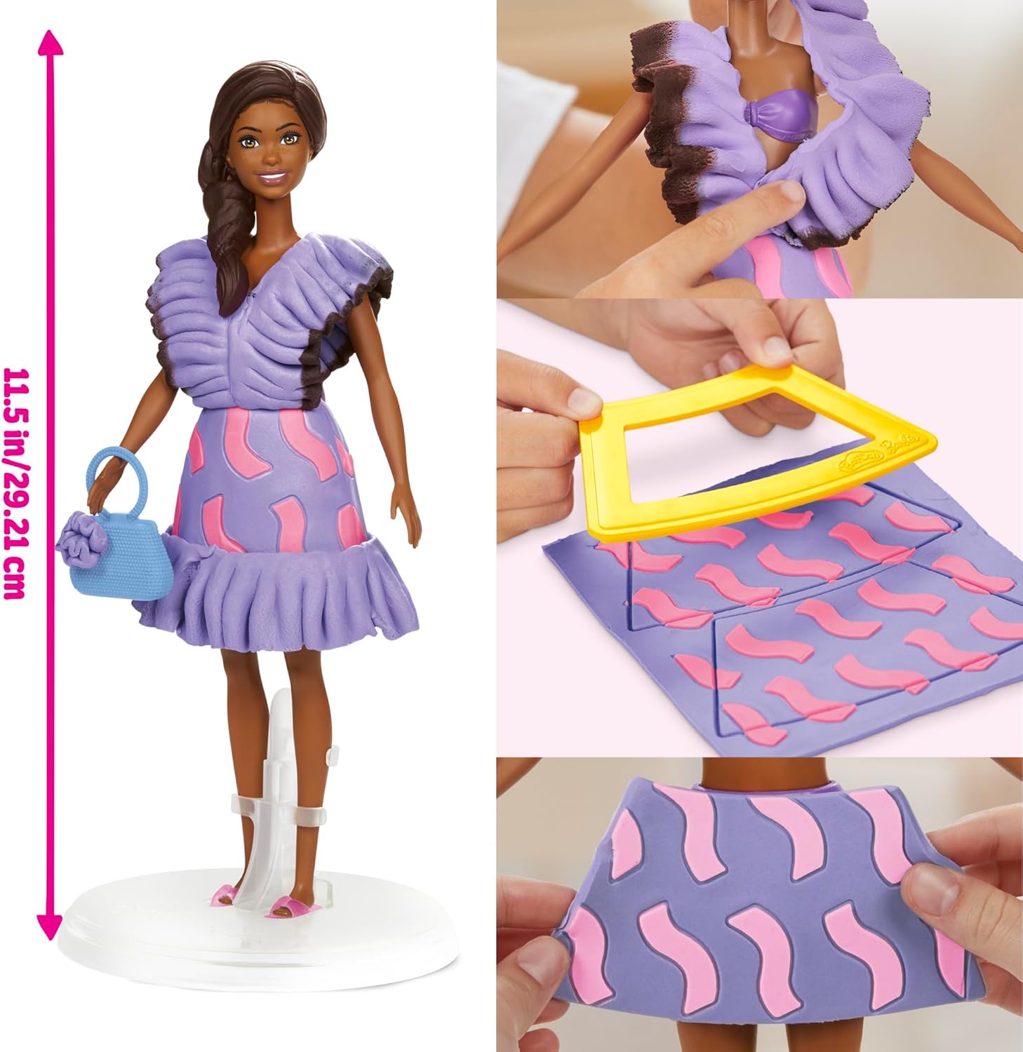 Play Doh Barbie Fashionista Ruffles Set Play Doh Barbie Fashionista Ruffles Set