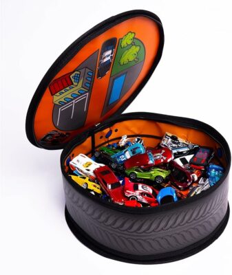 Hot Wheels Tara Toy ZipBin Wheelie Track Pack