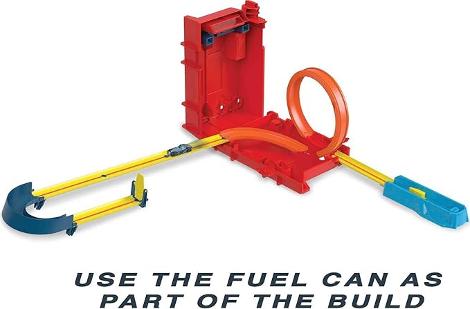Hot Wheels Toy Car Set Track Builder Unlimited Playset Fuel Can Stunt Box Hot Wheels Toy Car Set Track Builder Unlimited Playset Fuel Can Stunt Box