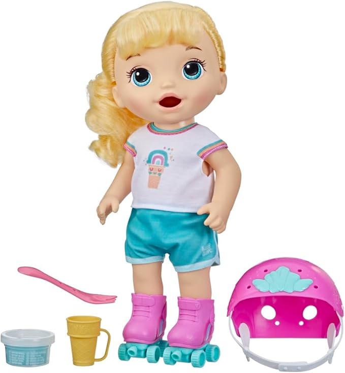 Baby Alive Roller Skate Baby Doll Blonde Hair Baby Alive Roller Skate Baby Doll Blonde Hair