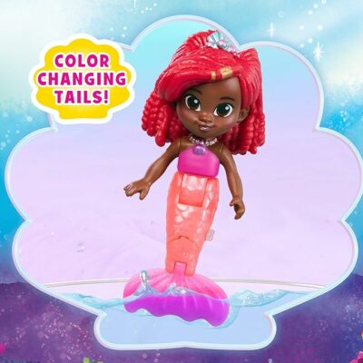 Disney Junior Ariel Royal Family 6 Piece Color Change Mermaid Figure Set