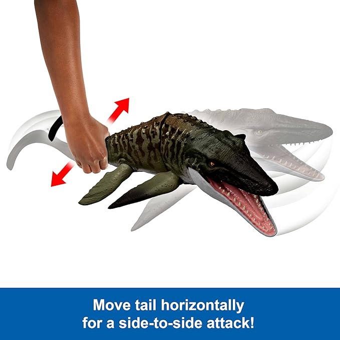 Jurassic World Rebirth Bite N Blast Mosasaurus Action Figure Jurassic World Rebirth Bite N Blast Mosasaurus Action Figure