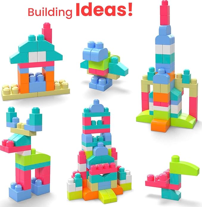 MEGA BLOKS First Builders Toddler Blocks Toys Set MEGA BLOKS First Builders Toddler Blocks Toys Set