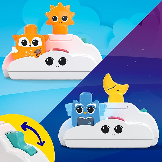 MEGA BLOKS Rise & Snooze Night Light with 30 Pieces MEGA BLOKS Rise & Snooze Night Light with 30 Pieces